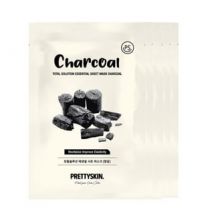 Pretty skin - Total Solution Essential Sheet Mask Bundle Set - 21 Types Charcoal