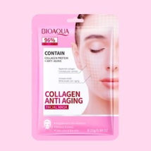 BIOAQUA - Collagen Anti Aging Facial Mask #Mask - 1pcs