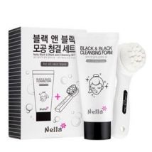 Nella - Black & Black Pore Cleansing Set 2 pcs