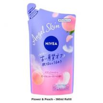 Nivea Japan - Angel Skin Body Wash Flower & Peach - 360ml Refill