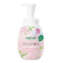 Kracie - Naive Foaming Body Wash Sakura 600ml