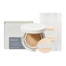 HOLIKA HOLIKA - Reliefit Cica Clear Cushion Set - 3 Colors #02 Petal Ivory