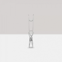 Stainless Steel Hook with Binder Clip 1 pc