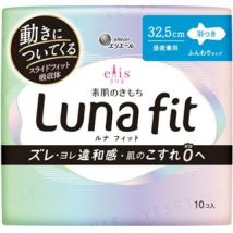 elleair - Ellis Luna Fit Day & Night Wing Sanitary Pad 32.5cm 10 pcs