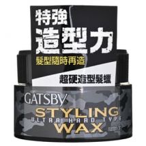 Mandom - Gatsby Styling Wax Ultra Hard Type 80g