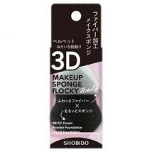 SHOBIDO - 3D Makeup Sponge Flocky Half 1 pc