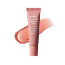 mude - Bare Shine Color Lip Tube - 2 Colors #01 Peach Glaze