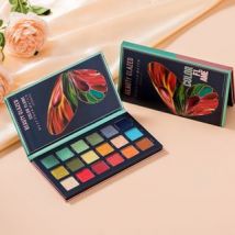 BEAUTY GLAZED - Color Flame Butterfly Eyeshadow Palette (18 Colours) #B111