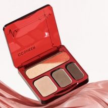 CCSHEER - Let It Be 4-Color Eyeshadow Palette - 3 Types 03# Misty Rain Rose - 6.6g