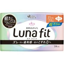 elleair - Ellis Luna Fit Sanitary Pad Ultra Slim Heavy Flow During The Day to Normal Days 21cm With Wings 24 pcs