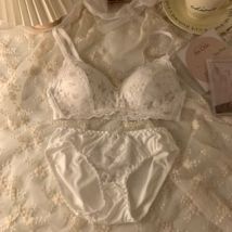 Floral Print Wireless Bra / Panty / Set