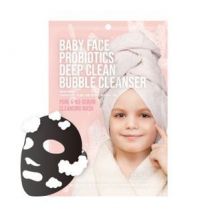 no:hj - Baby Face Probiotics Deep Clean Bubble Cleanser - 2 Types Pore & No-sebum