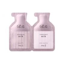 MTG - ReFa Milk Protein Pink Anti Frizz Shampoo & Hair Treatment Trial Set 10ml + 10g