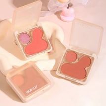 WODWOD - Lightweight Soft Warm 2-Color Blush - 5 Types 04# Brick Red - 3.2g