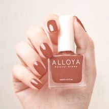 ALLOYA - Water-Based Natural Nail Polish Environmental Friendly 185 Lady Red Mary 10ml