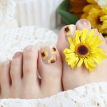 Lunacaca - Sunlight Swaying Toenail Art Stickers 24 pcs