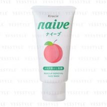 Kracie - Naive Makeup Removal Face Wash 45g Peach Leaf