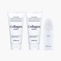 WellDerma - Sapphire Low Molecule Marine Collagen Cleansing Duo Set 1 Set