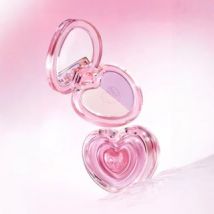 CZEL - Heart Creamy Mist Blush Palette - 4 Colors B02# Apricot Cream - 7g