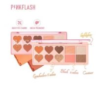 PINKFLASH - Highlighter Blusher Multi Palette - 3 Colors #3 Caramel Toffee