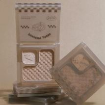 biya  - Checkered Embossed Two-Color Contouring Palette - 3 Types 101# Cold Brown (1.7g & 5.5g)
