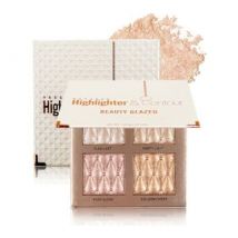 BEAUTY GLAZED - 4 Colours Pearl Highlighter Palette 4 Colours Palette (4 x 4.5g)