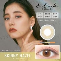 EverColor - LUQUAGE One-Day Color Lens Skinny Hazel 10 pcs P-5.50 (10 pcs)