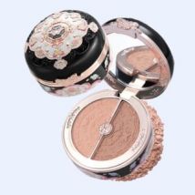 Flower Knows - Butterfly Cloud Collar Highlighting & Blush Duo Powder - 05 #05 Pearwood - 6g