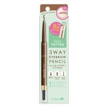K-Palette - 1 Day Tattoo 3 Way Eyebrow Pencil 02 Natural Brown