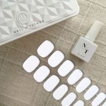 NAIL n THINGS - Semi-Cured Nail Wraps LN001 - Pure White