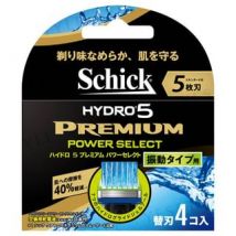 Schick Japan - Hydro 5 Premium Power Select Razor Blade 4 pcs