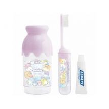 San-X - Sumikko Gurashi Toothbrush Set Purple 1 set