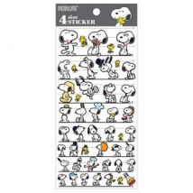 SNOOPY 4 Size Sticker (Funny Face) 95 x 205mm