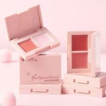 ROZO - Mini Two-Tone Multi Purpose Cream Palette - 3 Colors D20# Berry Milkshake - 2g