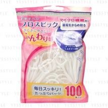 DENTALPRO - Fresh Disposable Plastic Stemmed Dental Floss Pick 100 pcs