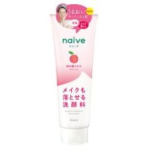 Kracie - Naive Makeup Removal Face Wash Peach Leaf - 200g