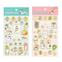 mofusand Masking Seal Sticker PINK