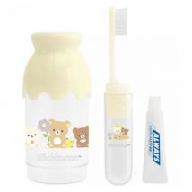 San-X - Rilakkuma Toothbrush Set Yellow 1 set