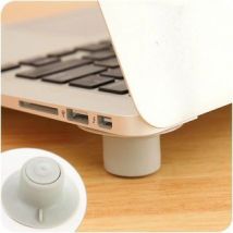 Cool Feet Laptop Stand Set of 4: Gray - One Size
