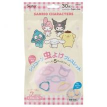 Skater - Sanrio Characters Insect Repellent Silicone Ring Bracelet 30 pcs