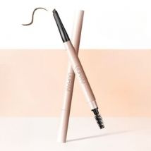 UORAM - Dual-Ended Fine Eyebrow Pen - 2 Colors 2# Mocha Brown - 1.6g
