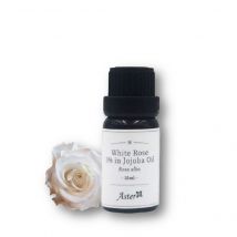 Aster Aroma - 3% White Rose Pure Essential Oil In Organic Jojoba Oil 10ml