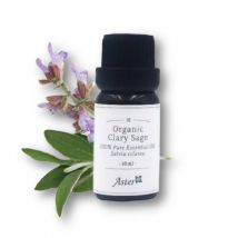 Aster Aroma - Organic Clary Sage Essential Oil 10ml