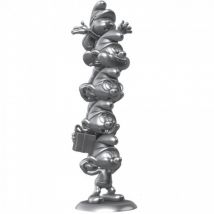 Figurine les Schtroumpfs - Colonne des Schtroumpfs silver edition - Collectoys - Collectoys - 9ème Store