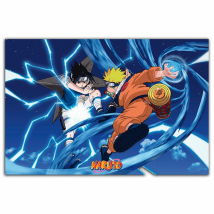 Poster Naruto - Naruto et Sasuke - Abysse - 9ème Store