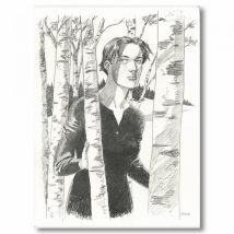 Lithographie Léna André Juillard - Editions Anthèse - 9ème Store
