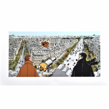 Estampe pigmentaire Nestor Burma par Tardi : Le 8e arrondissement - Christian Collin Editions - 9ème Store