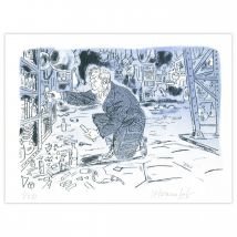Lithographie La Fiancée du Dr Septimus, Césium et Lagavulin - Editions Anthèse - 9ème Store