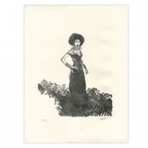 Lithographie Naïsha, Le lion de Judah - Editions Anthèse - 9ème Store