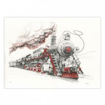Lithographie Spirou chez les Soviets couleurs - Editions Anthèse - 9ème Store